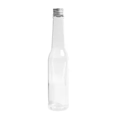 FLACONS AVEC BOUCHON EN ALUMINIUM  180 ML Ø4,3x20,5 CM TRANSPARENT PET (210 UNITÉ)