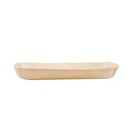BARQUETTES RECTANGULAIRES WOOD  14,5x7x1,3 CM NATUREL BOIS (50 UNITÉ)