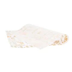 PAPIER INGRAISSABLES BASKET 'ORANGE PAROLE' 35 G/M2 31x31 CM BLANC PARCH.INGRAISSABLE (1000 UNITÉ)