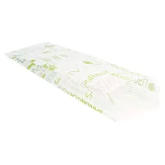 SACS BAGUETTES 'GREEN PAROLE' 32 G/M2 9+4x30 CM BLANC PARCH.INGRAISSABLE (500 UNITÉ)