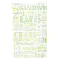 POCHETTES HAMBURGER 'GREEN PAROLE' 32 G/M2 14+7x22 CM VERT PARCH.INGRAISSABLE (500 UNITÉ) POCHETTES HAMBURGER