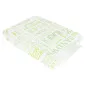 POCHETTES HAMBURGER 'GREEN PAROLE' 32 G/M2 14+7x22 CM VERT PARCH.INGRAISSABLE (500 UNITÉ) POCHETTES HAMBURGER