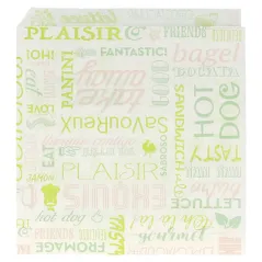 PAPIER INGRAISSABLES OUVERT 2 CÔTÉS