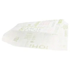 PAPIER INGRAISSABLES OUVERT 2 CÔTÉS 'PAROLE' 35 G/M2 17x18 CM BLANC PARCH.INGRAISSABLE (500 UNITÉ)
