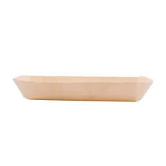 BARQUETTES RECTANGULAIRES WOOD  19,5x7,5x2,7 CM NATUREL BOIS (50 UNITÉ)