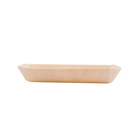 BARQUETTES RECTANGULAIRES WOOD  19,5x7,5x2,7 CM NATUREL BOIS (50 UNITÉ)