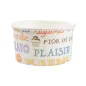 POTS À GLACES 'PAROLE' 90 ML 210 + 18 PE G/M2 Ø7,2x4 CM BLANC CARTON (2000 UNITÉ) POTS À GLACES