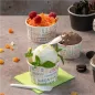 POTS À GLACES 'PAROLE' 90 ML 210 + 18 PE G/M2 Ø7,2x4 CM BLANC CARTON (2000 UNITÉ) POTS À GLACES