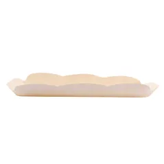 BARQUETTES RECTANGULAIRES WOOD  25x10x2,5 CM NATUREL BOIS (50 UNITÉ)