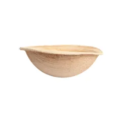 RÉCIPIENTS DEMI SPHÈRE ARECA  Ø 6x2 CM NATUREL ARECA (500 UNITÉ)