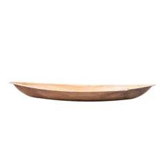 BARQUETTES PIROGUE ARECA  30x13x2,5 CM NATUREL ARECA (200 UNITÉ)