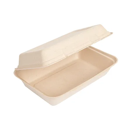 COQUILLES "L" BIONIC 1 L 16x24x7,5 CM NATUREL BAGASSE (400 UNITÉ)