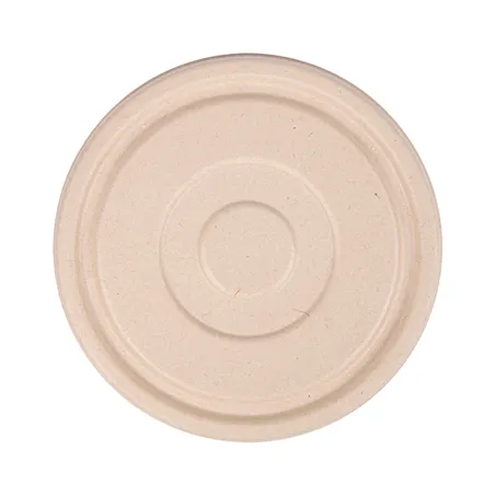 COUVERCLES POUR CODES 231.25/215.04 BIONIC  Ø16x1,2 CM NATUREL BAGASSE (600 UNITÉ)