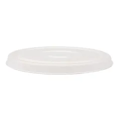 COUVERCLES POUR CODES 231.26/224.32 BIONIC  Ø16x1,2 CM BLANC BAGASSE (600 UNITÉ)