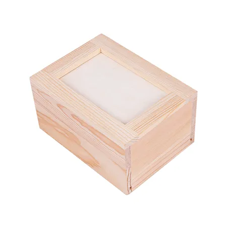 DISTRIBUTEUR SERVIETTES MINI SERVIS   15x11x8 CM NATUREL BOIS (1 UNITÉ)