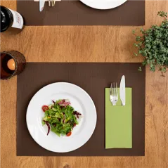 SETS DE TABLE 48 G/M2 31x43 CM CHOCOLAT CELLULOSE (2000 UNITÉ)