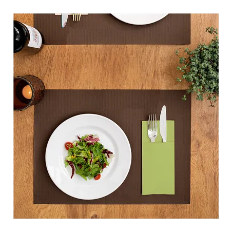 SETS DE TABLE  48 G/M2 31x43 CM CHOCOLAT CELLULOSE (2000 UNITÉ)