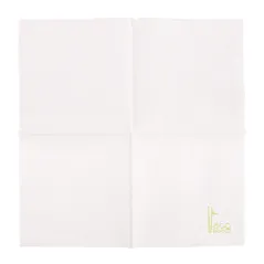 SERVIETTES LIKE LINEN - ECO BAMBOO  70 G/M2 20x20 CM BLANC SPUNLACE (3600 UNITÉ)