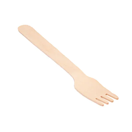 FOURCHETTES WOOD  14 CM NATUREL BOIS (100 UNITÉ)