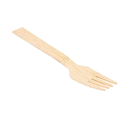 FOURCHETTES BAMBOO  17 CM NATUREL BAMBOU (100 UNITÉ)