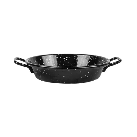 MINI POELE ÉMAILLÉE ARTINOX  Ø10x2 CM NOIR ACIER (10 UNITÉ)