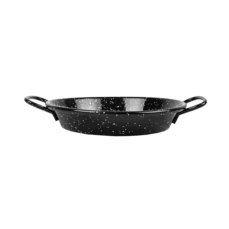 MINI POELE ÉMAILLÉE ARTINOX  Ø15x2 CM NOIR ACIER (10 UNITÉ)