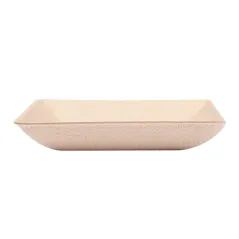 RÉCIPIENT CARRÉ BIONIC  6,5x6,5x1,2 CM NATUREL BAGASSE (1000 UNITÉ)
