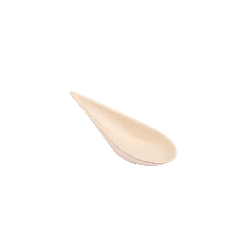 RÉCIPIENT À CUILLÈRE BIONIC  10,5x3,6x2,7 CM NATUREL BAGASSE (1000 UNITÉ)