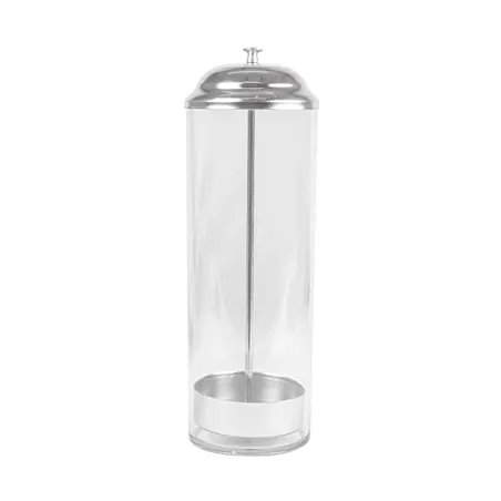 DISTRIBUTEUR DE PAILLES   9x27 CM TRANSPARENT SAN (1 UNITÉ)
