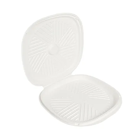 BOÎTES PIZZA BIONIC  Ø35x2,8 CM BLANC BAGASSE (100 UNITÉ)