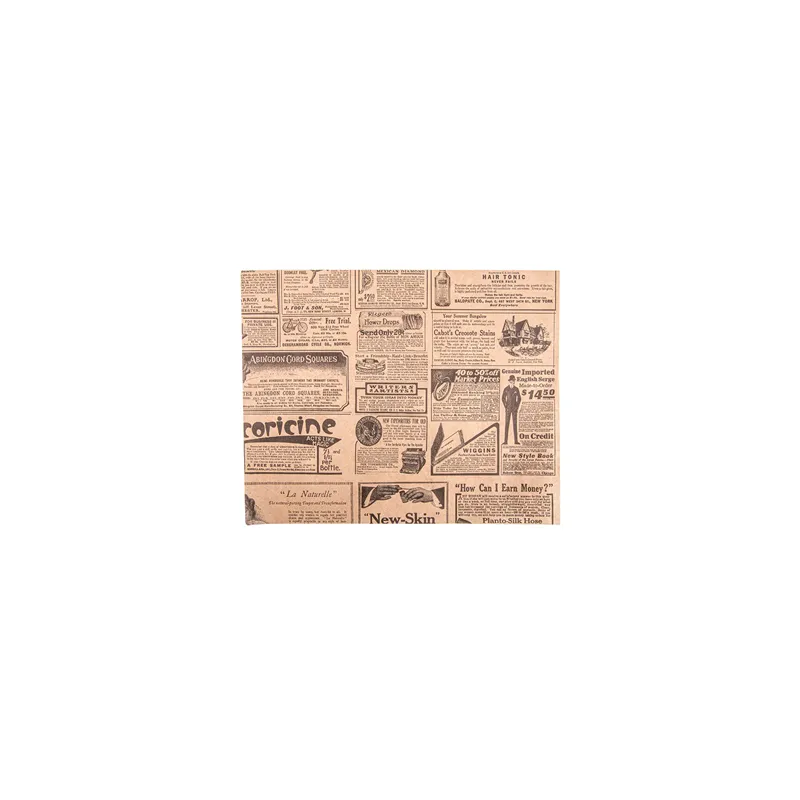 MINI PAPIER INGRAISSABLES 'TIMES' 34 G/M2 20x25 CM NATUREL PARCH.INGRAISSABLE (1000 UNITÉ)