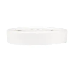 COUVERCLES POTS À GLACES  120 ML 280 + 18 PE G/M2 Ø7,7 CM BLANC CARTON (1000 UNITÉ)