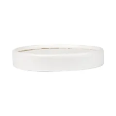 COUVERCLES POTS À GLACES  180 ML 280 + 18 PE G/M2 Ø8,7 CM BLANC CARTON (1000 UNITÉ)