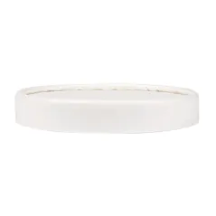 COUVERCLES POTS À GLACES  240 ML 280 + 18 PE G/M2 Ø9,4 CM BLANC CARTON (1000 UNITÉ)