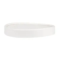 COUVERCLES POTS À GLACES  300 ML 280 + 18 PE G/M2 Ø10 CM BLANC CARTON (1000 UNITÉ)