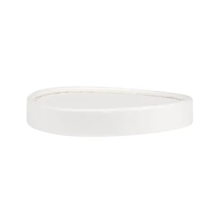 COUVERCLES POTS À GLACES  300 ML 280 + 18 PE G/M2 Ø10 CM BLANC CARTON (1000 UNITÉ)