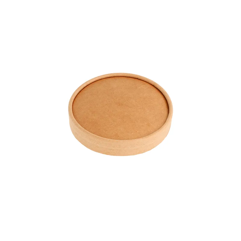 COUVERCLES 212.98/99, 226.31/32/35/36/64  300 + 18 PE G/M2 Ø15 CM MARRON KRAFT (300 UNITÉ)