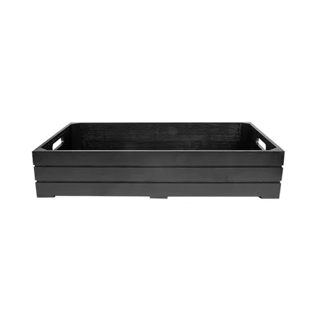 BOÎTE BUFFET GN 1/1 BAMBOO  53x32,5x10 CM NOIR BAMBOU (1 UNITÉ)