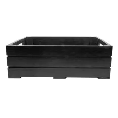 BOÎTE BUFFET GN 1/2 BAMBOO  32,5x26,5x10 CM NOIR BAMBOU (1 UNITÉ)