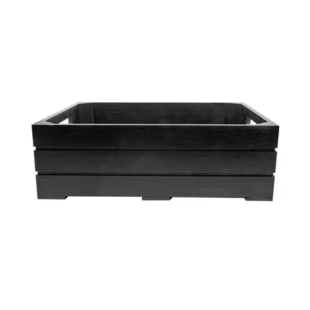 BOÎTE BUFFET GN 1/2 BAMBOO  32,5x26,5x10 CM NOIR BAMBOU (1 UNITÉ)
