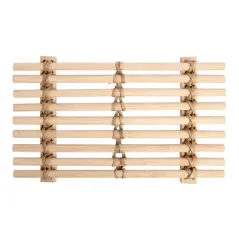 TAPIS DE TABLE DE PRÉSENTATION BAMBOO  26,5x16,2 CM NATUREL BAMBOU (10 UNITÉ)