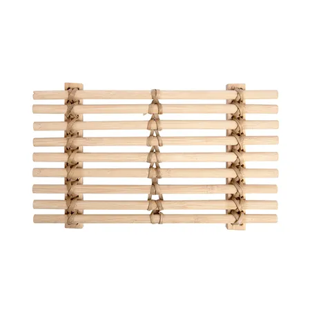 TAPIS DE TABLE DE PRÉSENTATION BAMBOO  26,5x16,2 CM NATUREL BAMBOU (10 UNITÉ)