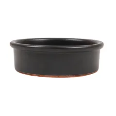 RÉCIPIENTS POUR MISE EN BOUCHE 100 ML Ø8,95x2,9 CM NOIR CERAMIQUE (42 UNITÉ)