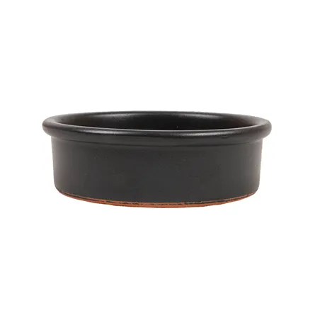 RÉCIPIENTS POUR MISE EN BOUCHE  100 ML Ø8,95x2,9 CM NOIR CERAMIQUE (42 UNITÉ)