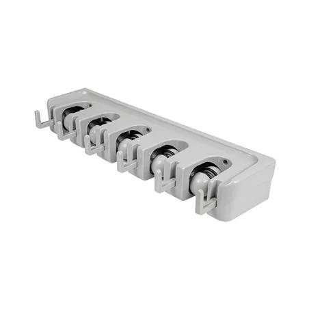RACK POUR CINTRE À BALAI   42x12,5x6,7 CM GRIS ABS (1 UNITÉ)