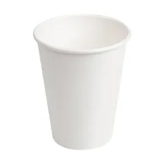 GOBELETS EN SACHET  360 ML 300 + 18 PE G/M2 Ø9/6x11 CM BLANC CARTON (1000 UNITÉ)