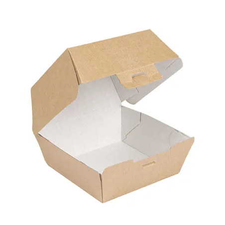 BOÎTES HAMBURGER THEPACK  13x12,5x9 CM (M) NATUREL CARTON NANO-MICRO (500 UNITÉ)