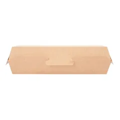 COQUILLES "HOT DOG" THEPACK  23,2x9x6,3 CM NATUREL CARTON NANO-MICRO (450 UNITÉ)