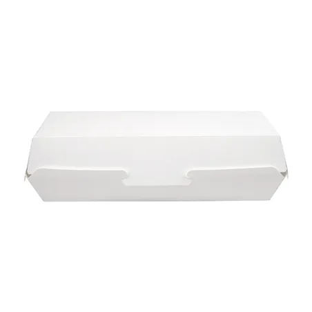 COQUILLES "HOT DOG" THEPACK  23,2x9x6,3 CM BLANC CARTON NANO-MICRO (450 UNITÉ)