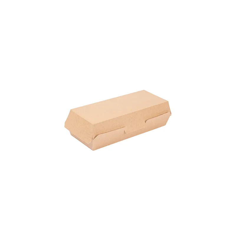 BOÎTES "PANINI" THEPACK  26,5x12,2x7 CM NATUREL CARTON NANO-MICRO (300 UNITÉ)
